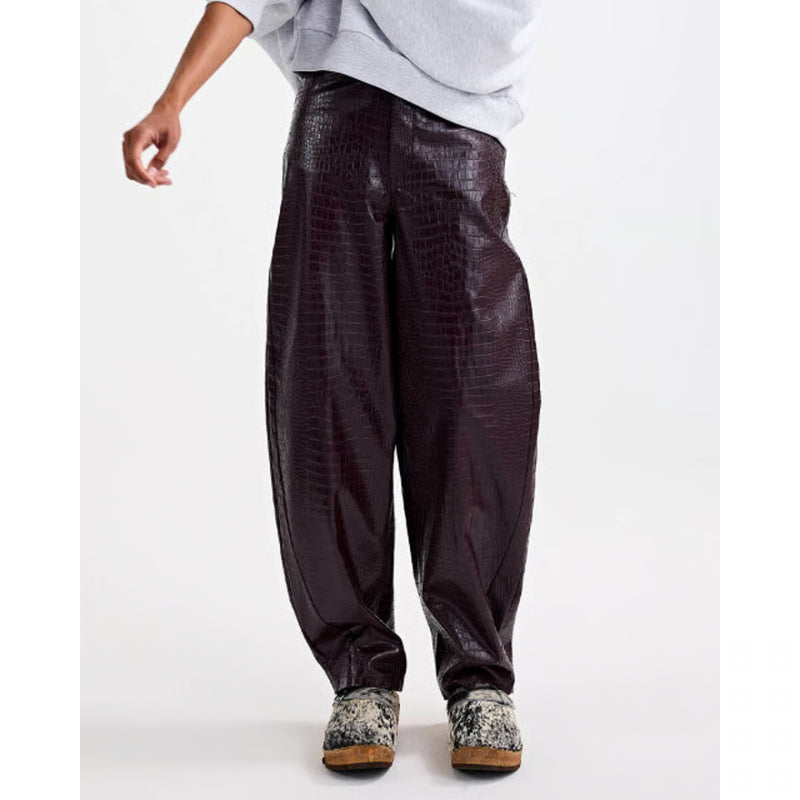 Draco Balloon Pants - Burgundy
