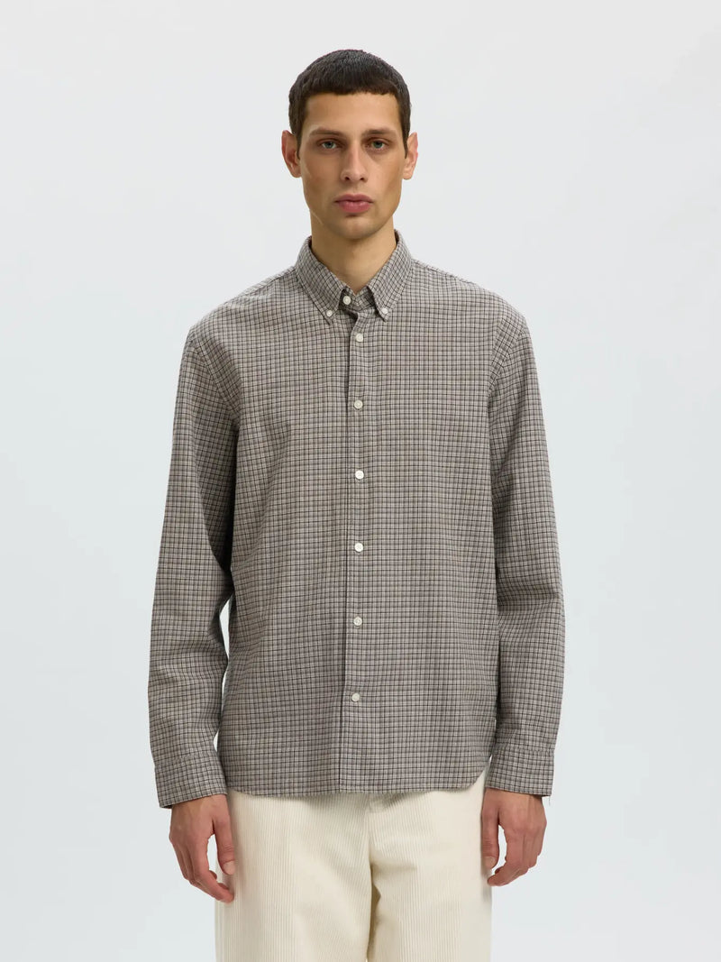 SLMCOLE-JAY REG MELANGE LS SHIRT