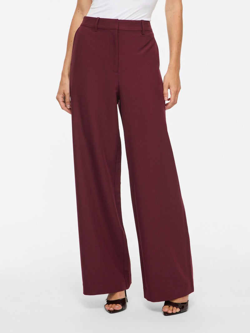 VIONTAYA HIGH-WAIST WIDE-LEG BROEK