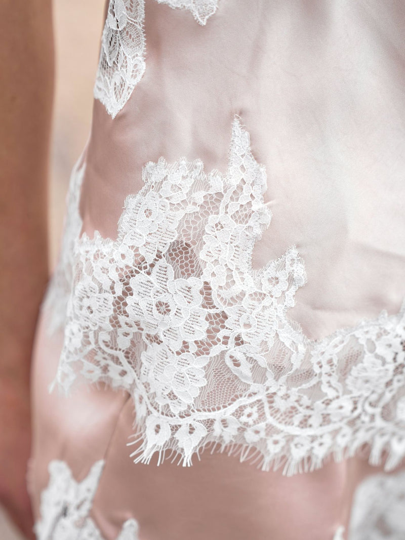 Viole Lace Top - Ecru