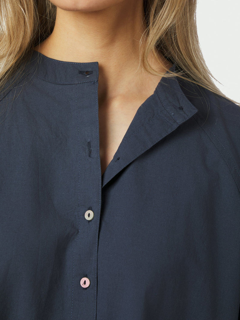 Solane C Poplin Shirt - Navy
