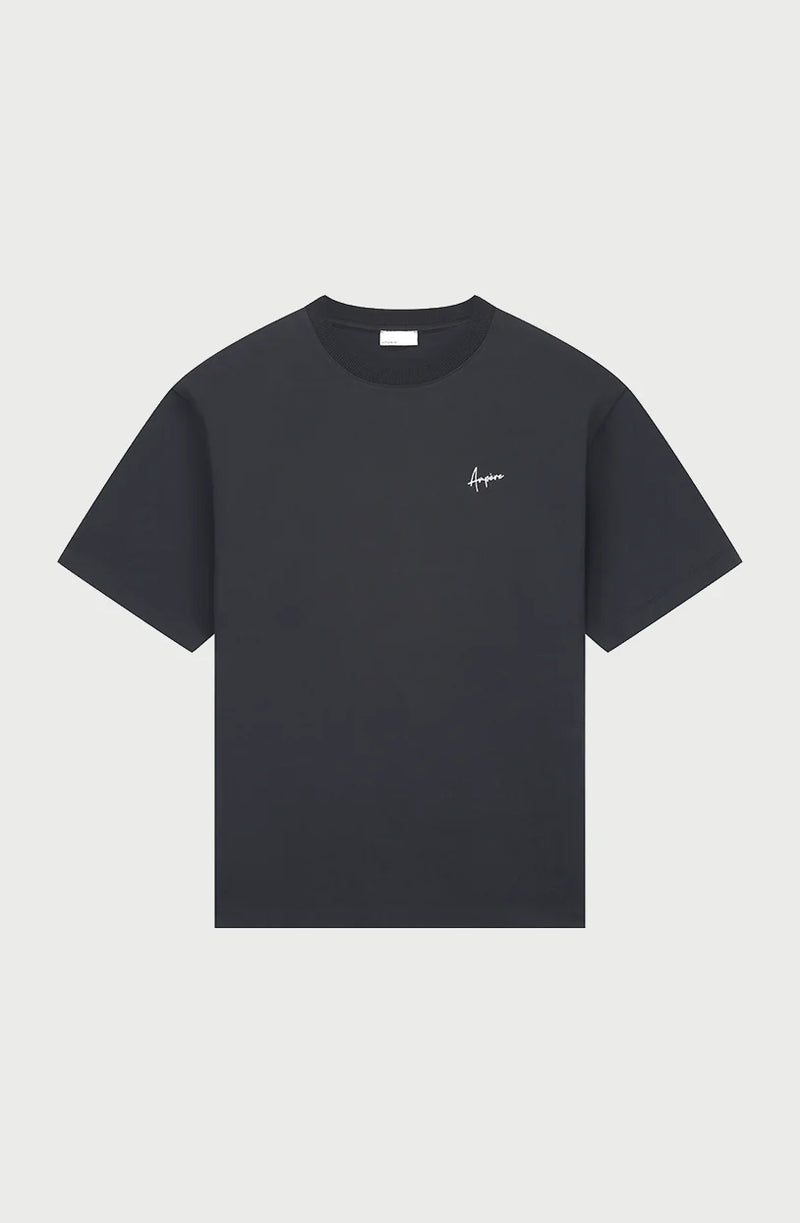 August Dry Jersey OE Tee in Pirate Black