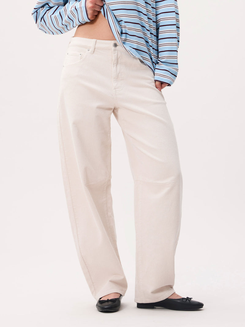 Bold barrel fit corduroy trousers