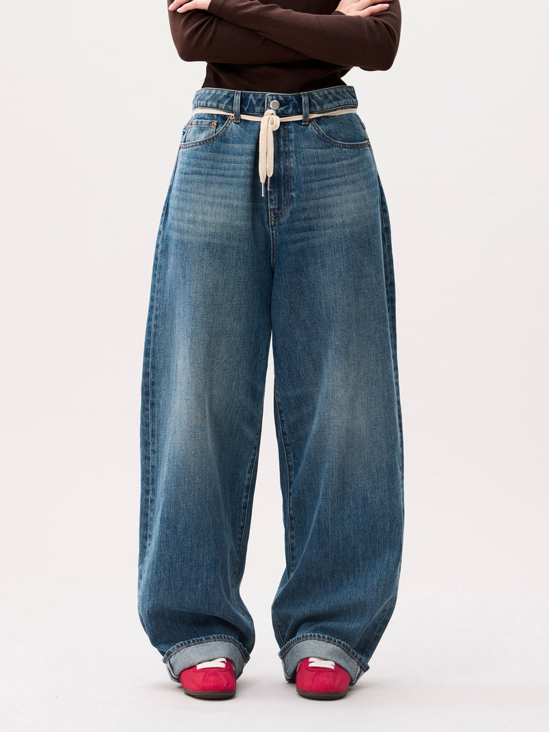 Baggy fit jeans - Medium Blue