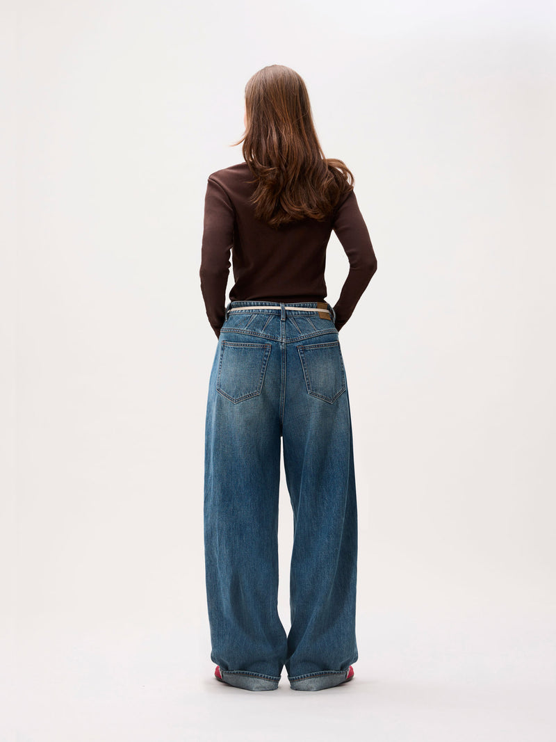 Baggy fit jeans - Medium Blue