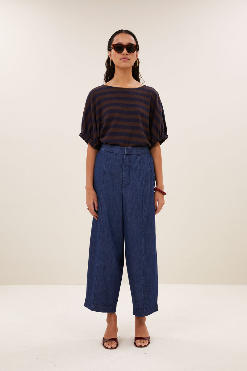 merle big stripe top