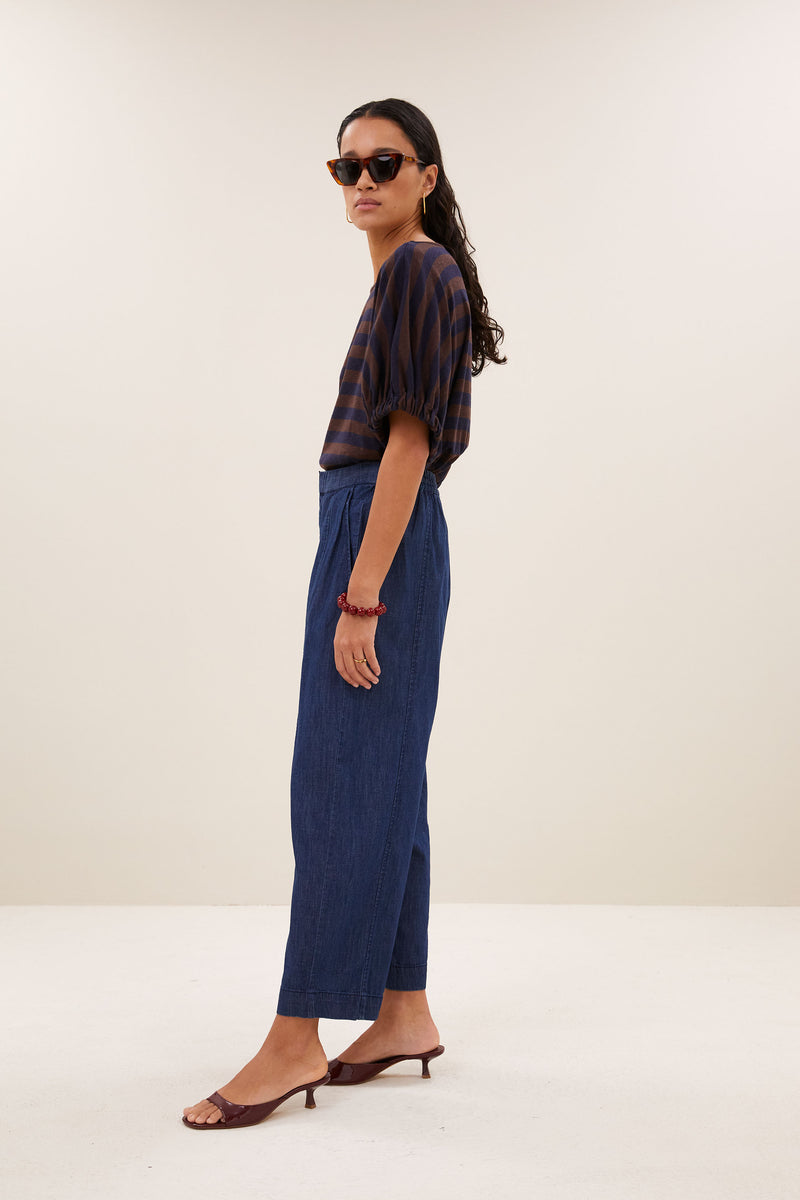 merle big stripe top