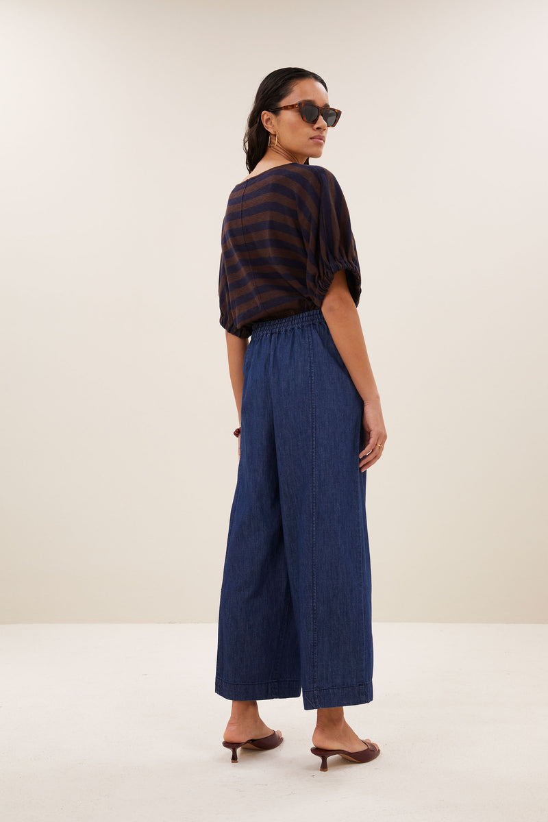 merle big stripe top