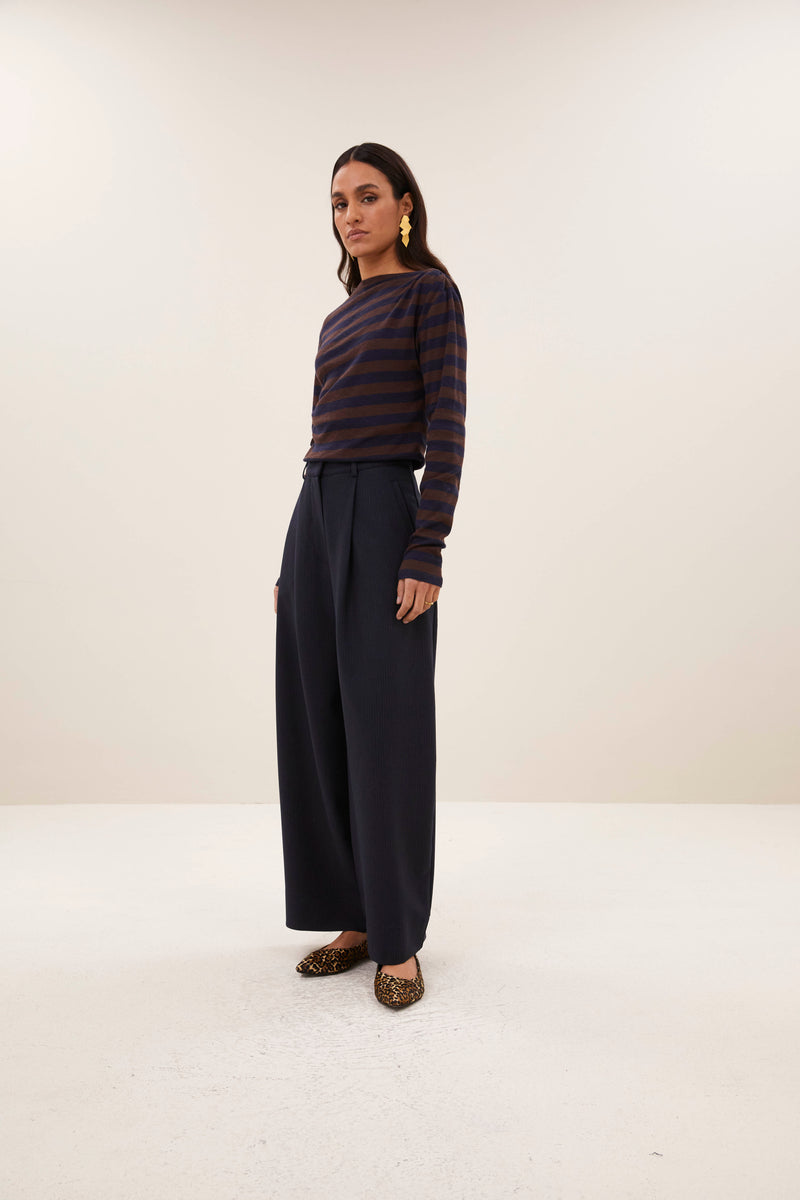 leya big stripe top