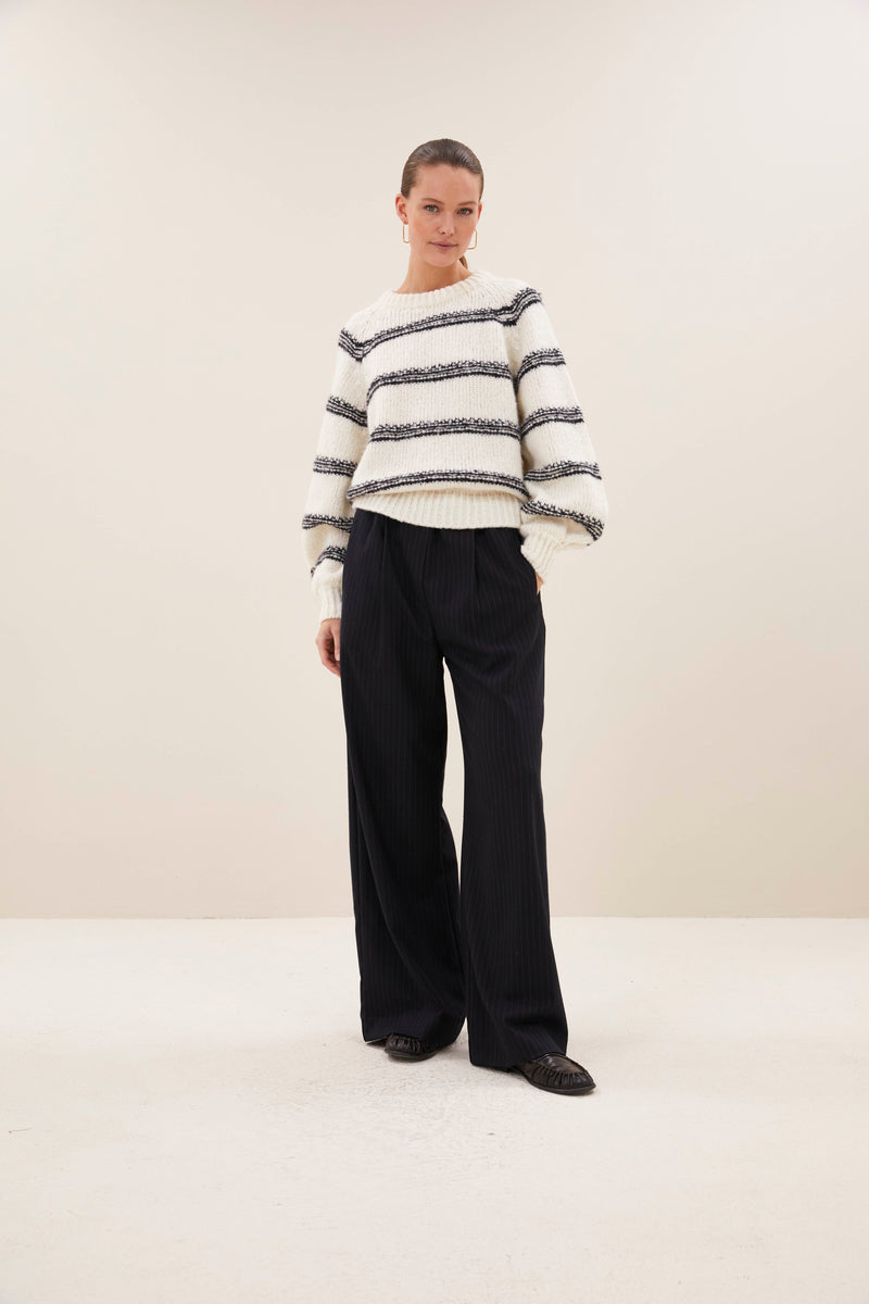lucia stripe pullover