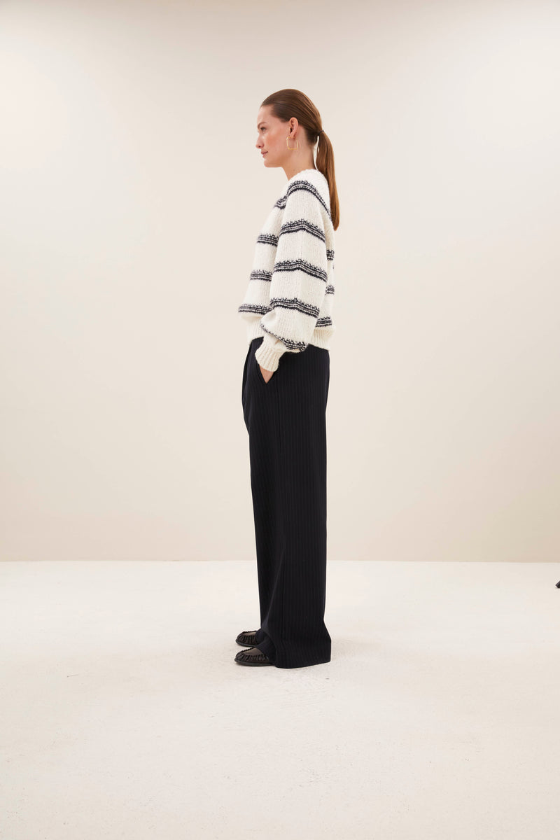 lucia stripe pullover