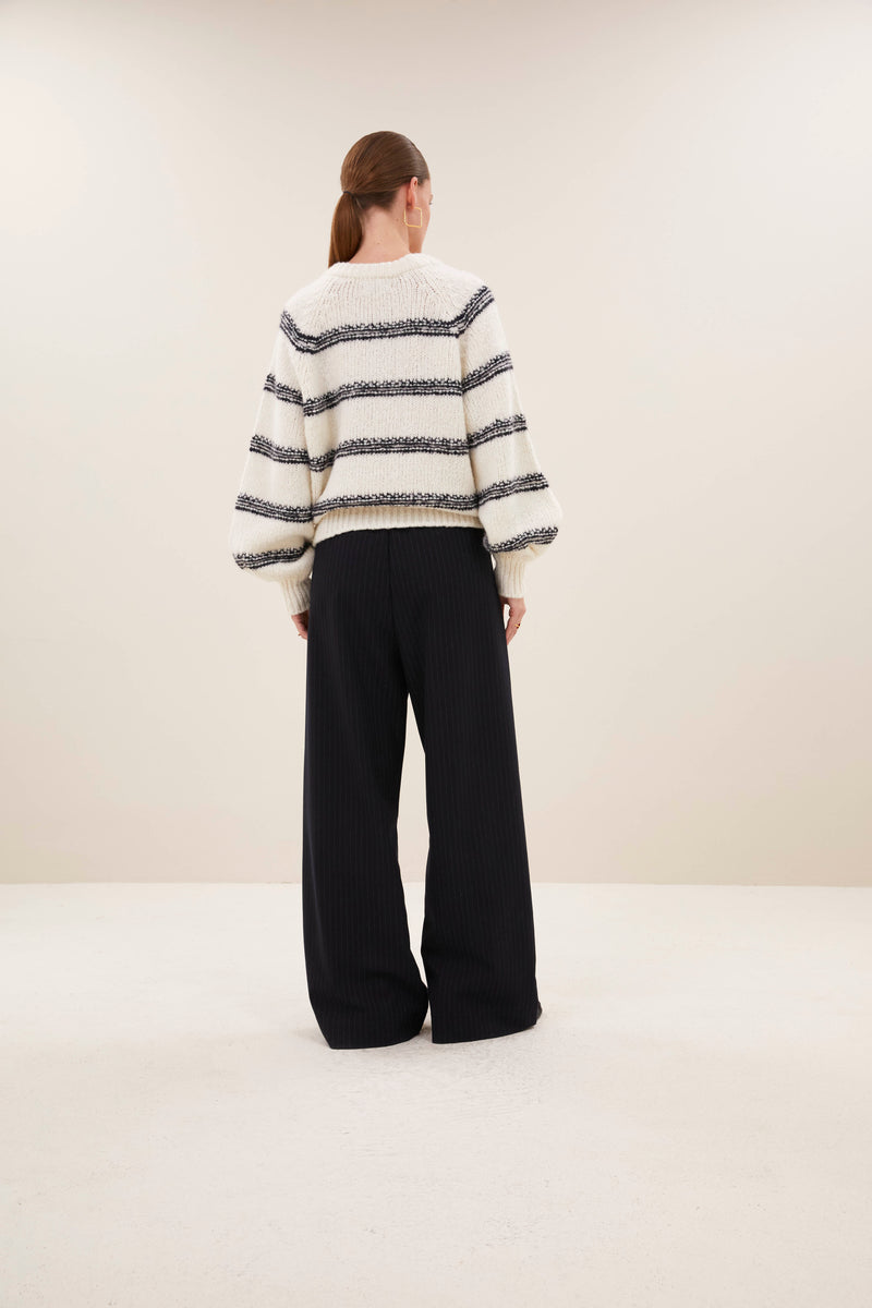 lucia stripe pullover