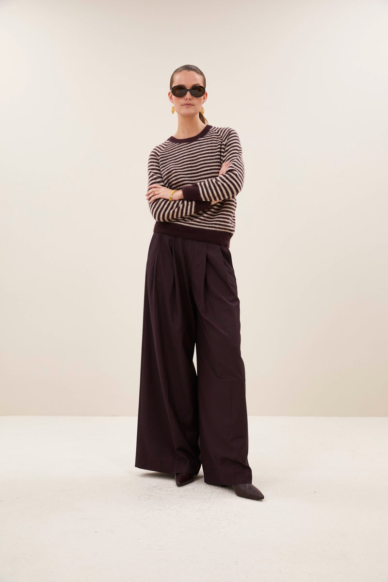 sally stripe pullover
