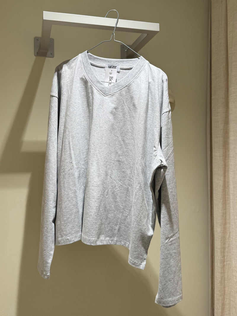 V-Neck T-Shirt - Grijs