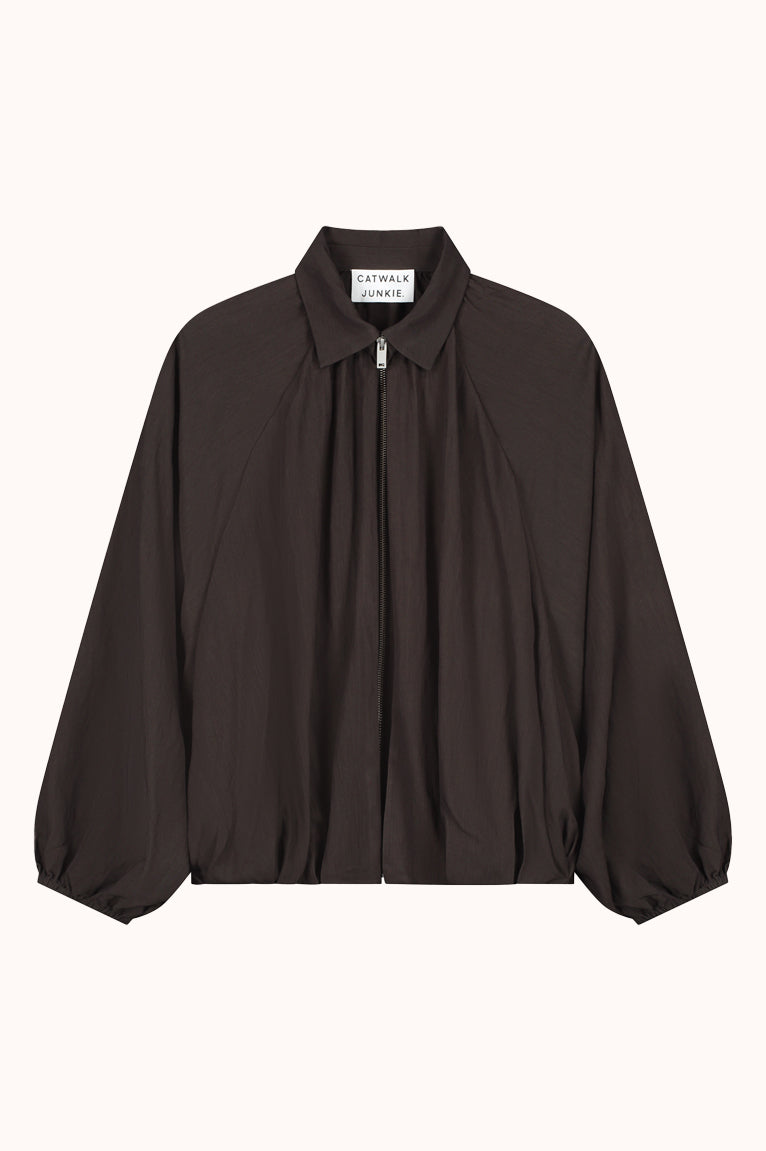 Draped blouse