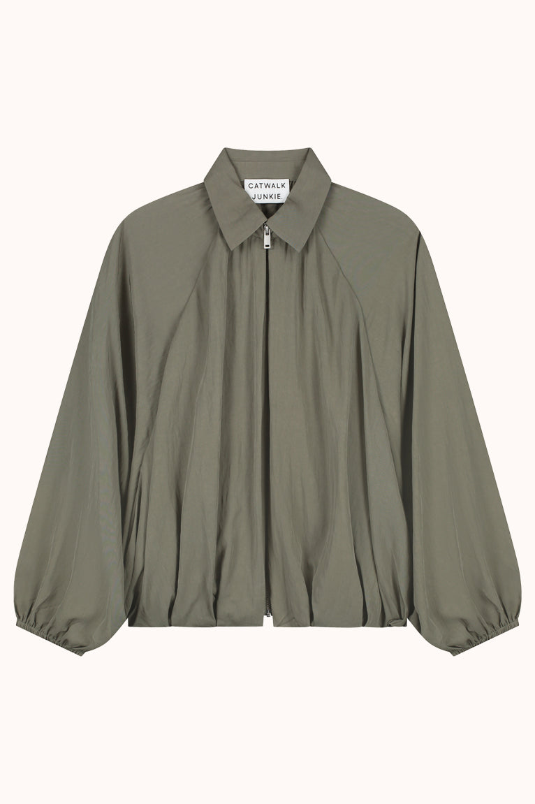 Draped blouse