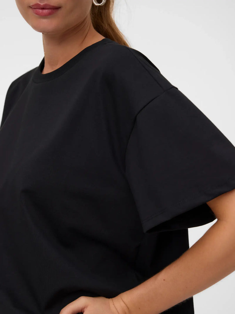 AWDALLAS SS O-NECK OVERSIZE T-SHIRT zwart