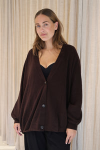 D_CARDIGAN ARRAN CARDIGANS - Bruin