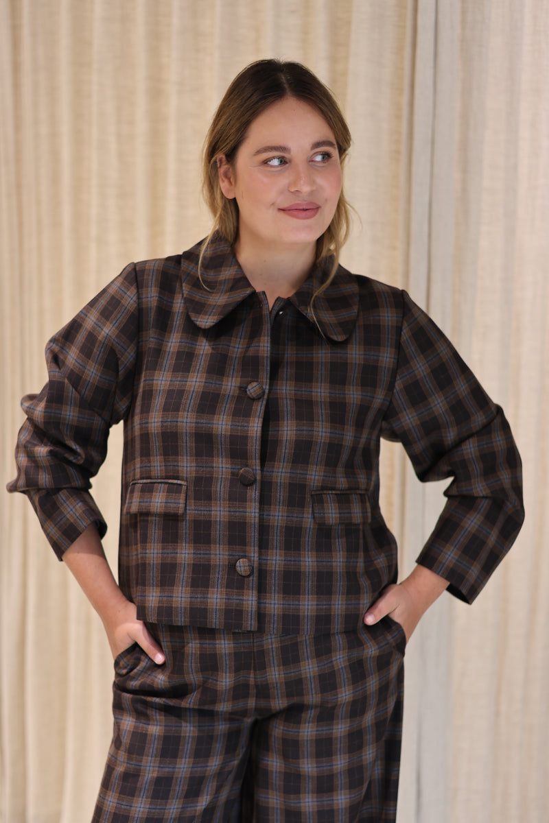 Check Short Jacket