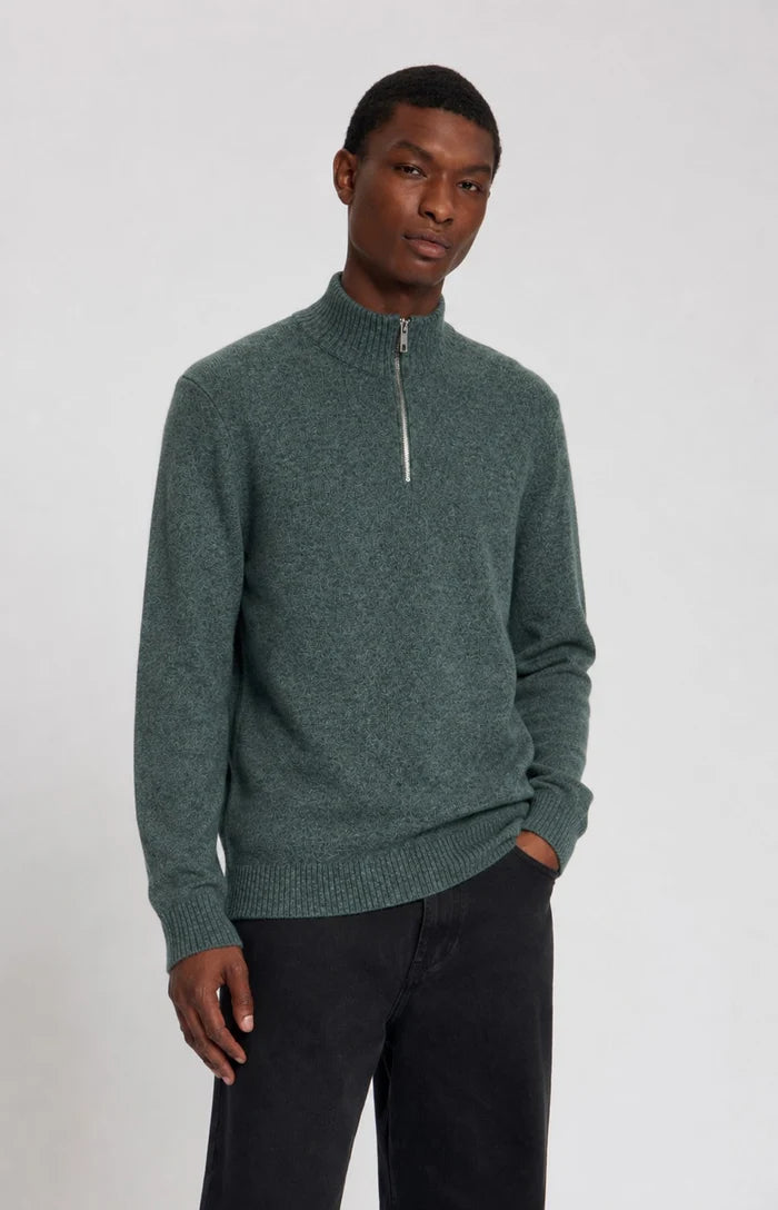 LAMAR KNITTED HLAF ZIP - URBAN CHIC