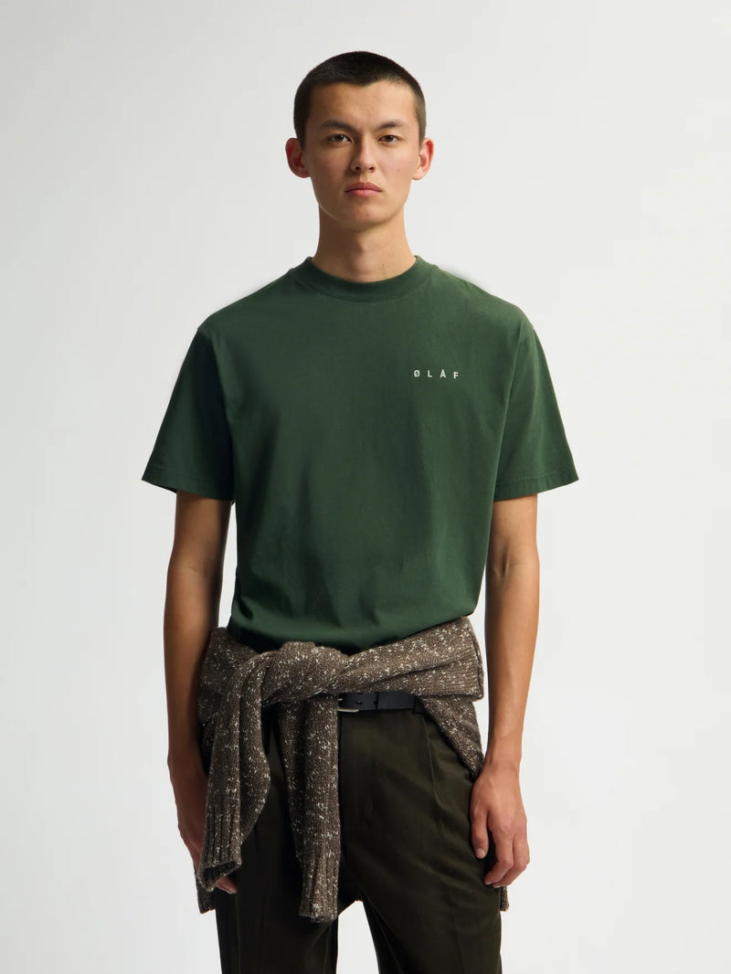 Doily Face Tee Kombu