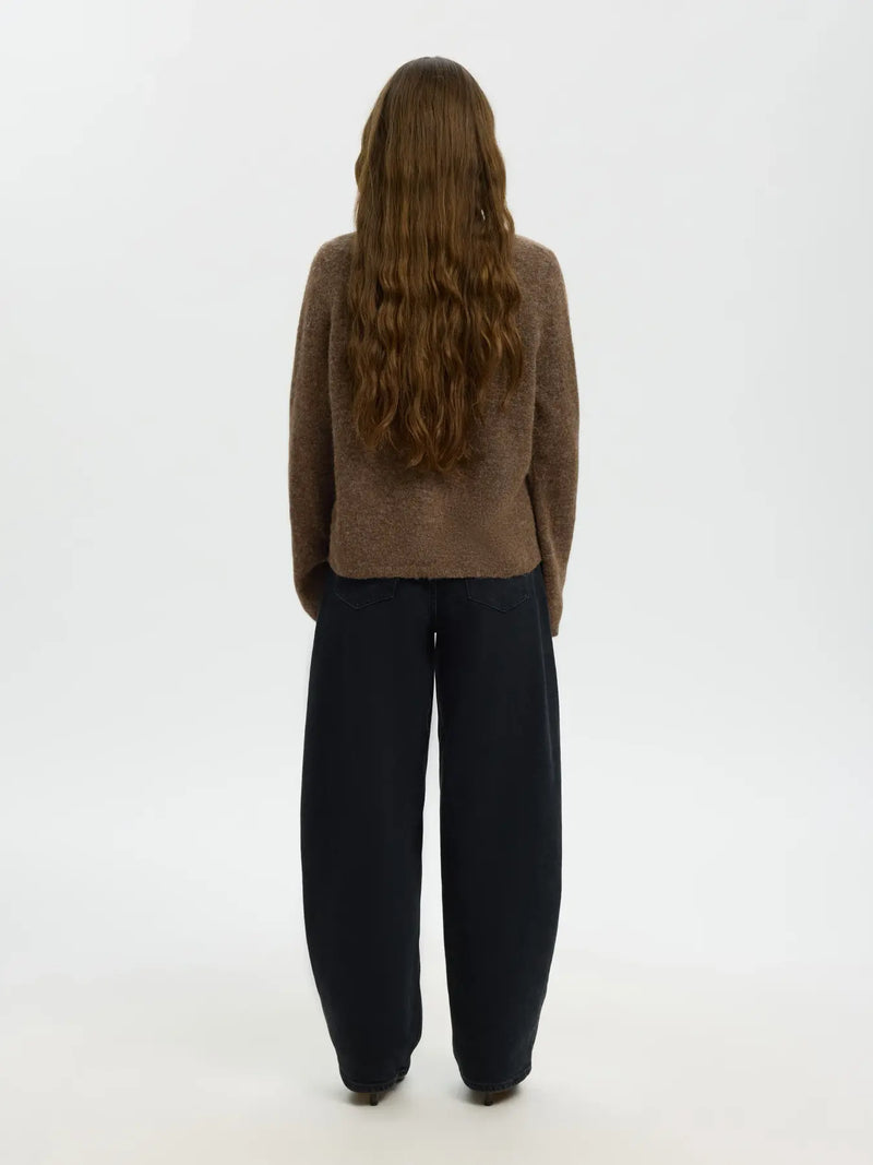 SLWLULU NEW LS KNIT CARDIGAN - Dachshun