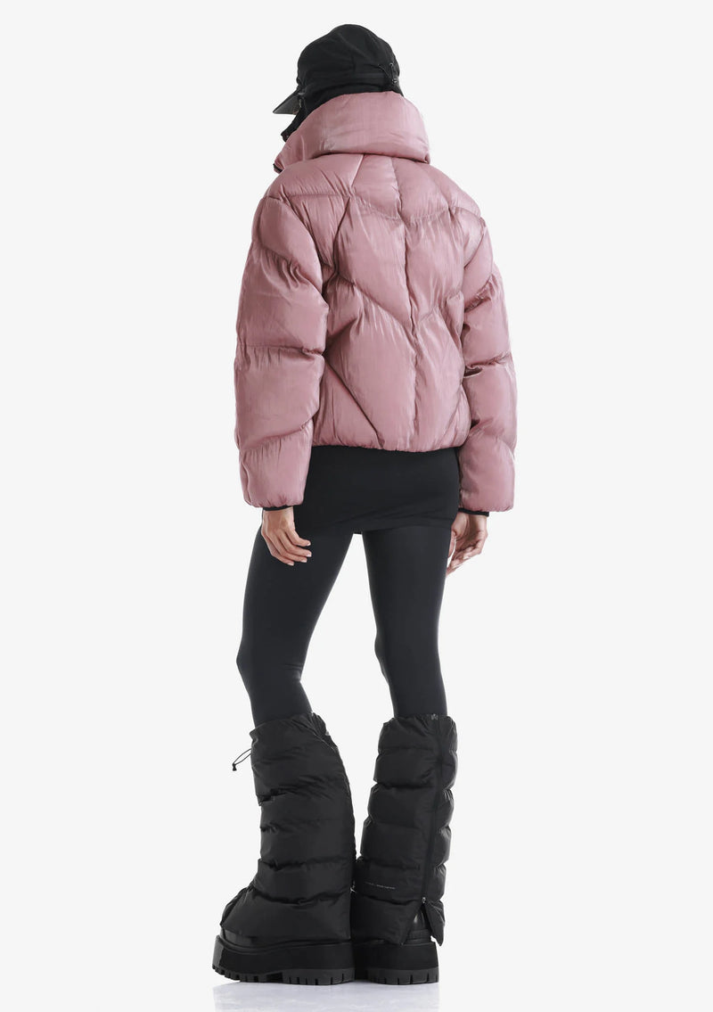 NEBULA Short Puffer Jacket - Dusk
