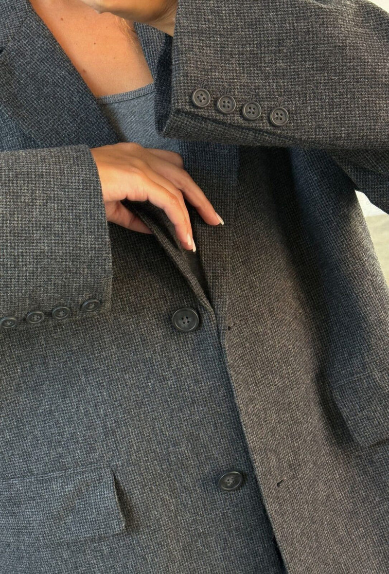 Solvej Grey Houndstooth