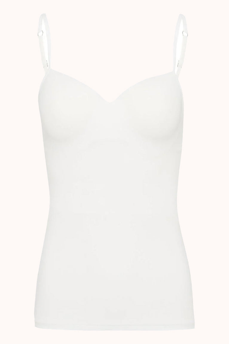 HANRO TOP - ALLURE PADDED BRA - WIT