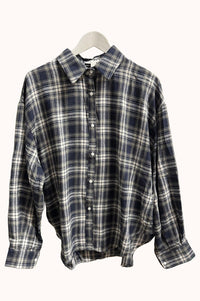 Anne Checked Blouse - Blauw