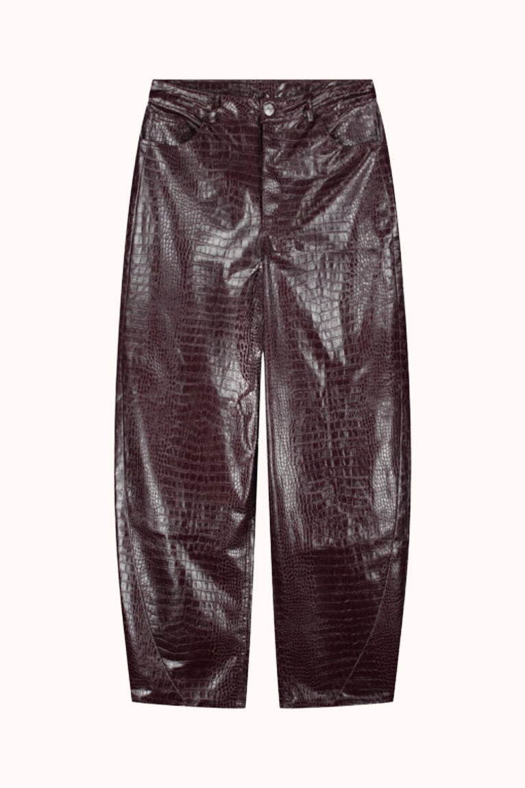 Draco Balloon Pants - Burgundy