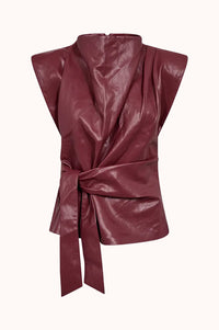 GittCC Pleat Top - Rood