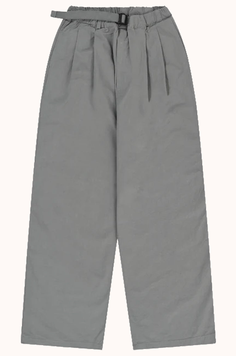 Two Tuck Wide Pants (Light Grey)