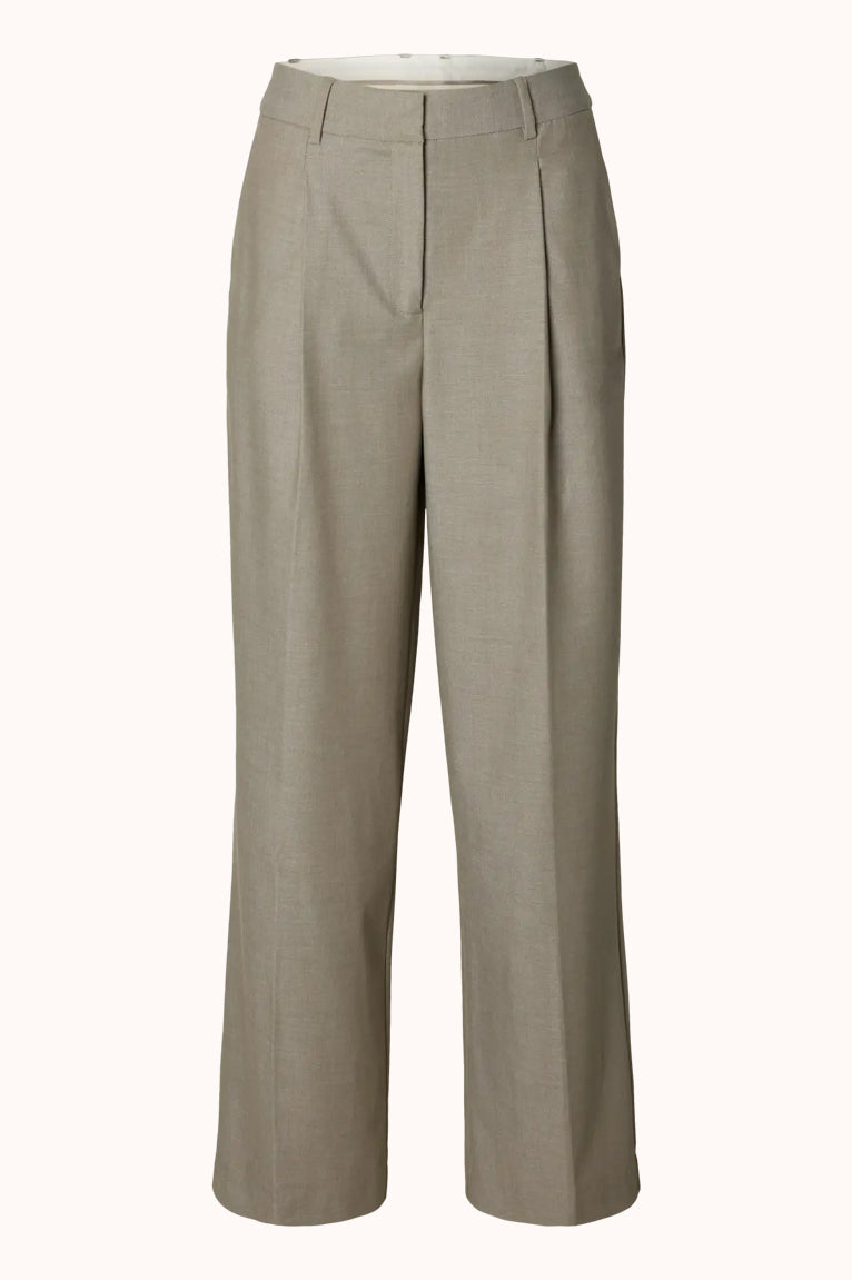 SLWWIDE MARA WOOL BLEND HW PANT