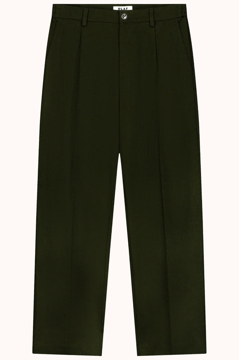 Regular Pleated Pant kombu