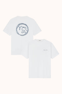 LASSO FACE TEE - Wit