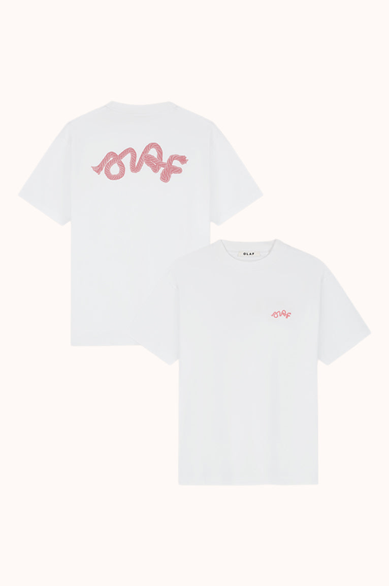 LASSO SIGNATURE TEE - Wit