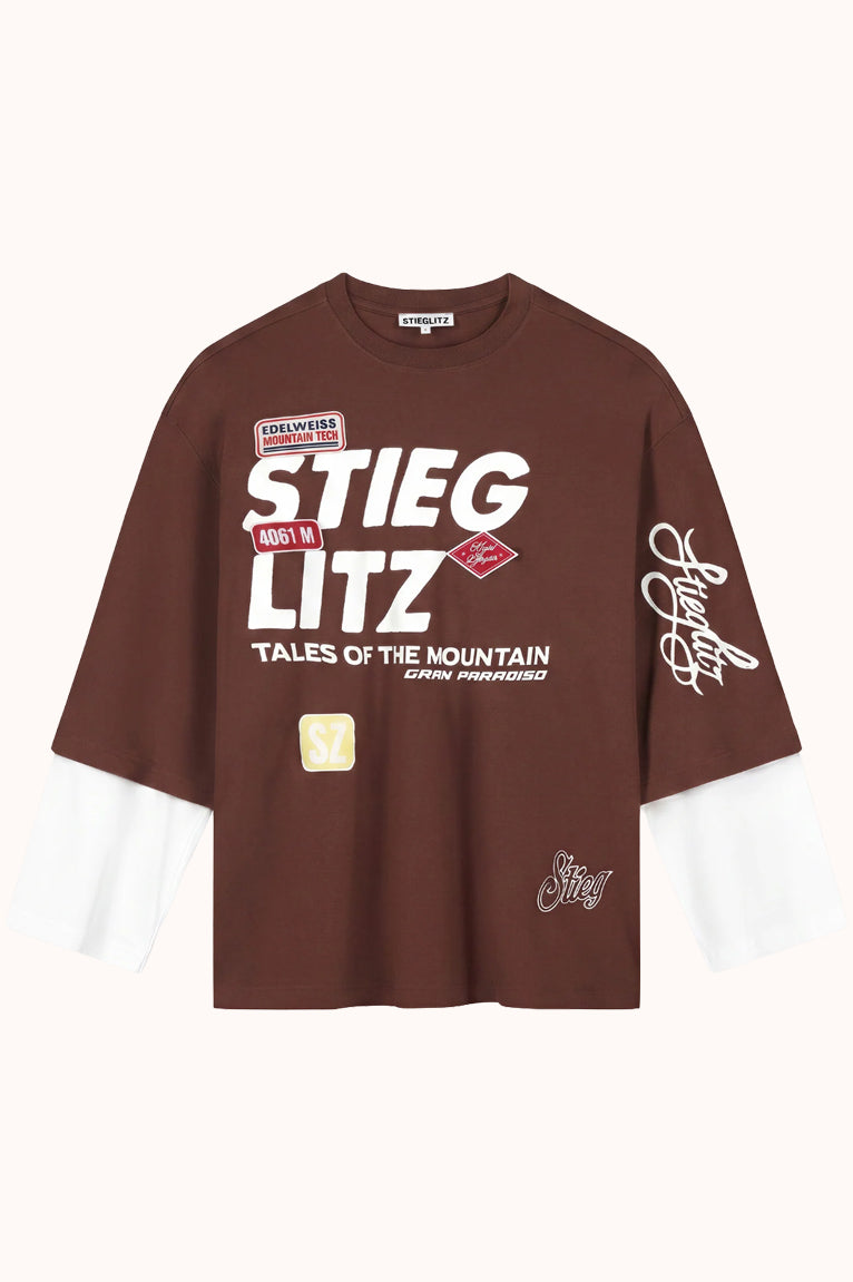 Daria Skate Double Longsleeve | Brown