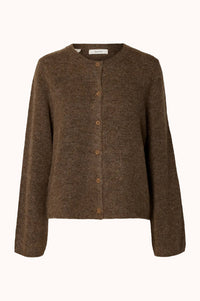 SLWLULU NEW LS KNIT CARDIGAN - Dachshun