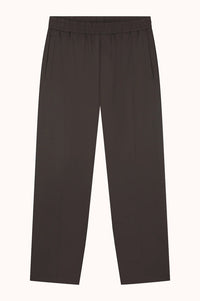 Slim Elasticated Pant - Chocolate Plum