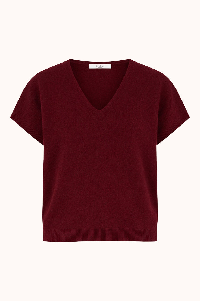 sil v-neck pullover
