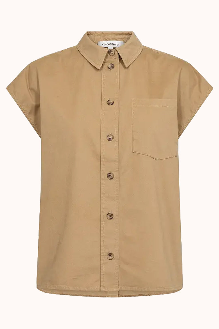 EvelynCC Slit Back SS shirt