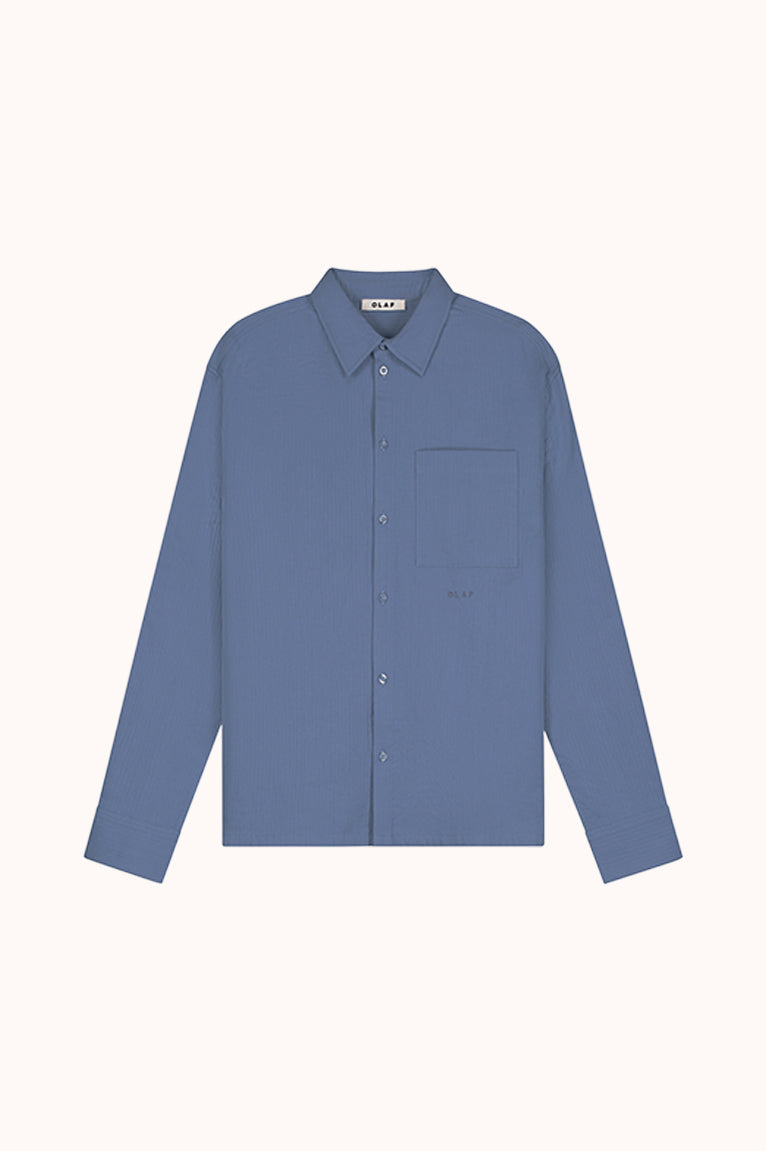 DOUBLE FACE BOXY - Blauw