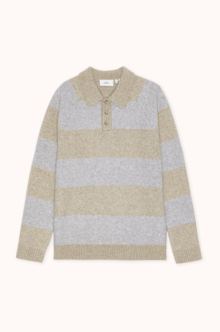 Striped Melange Knit - Bruin dessin