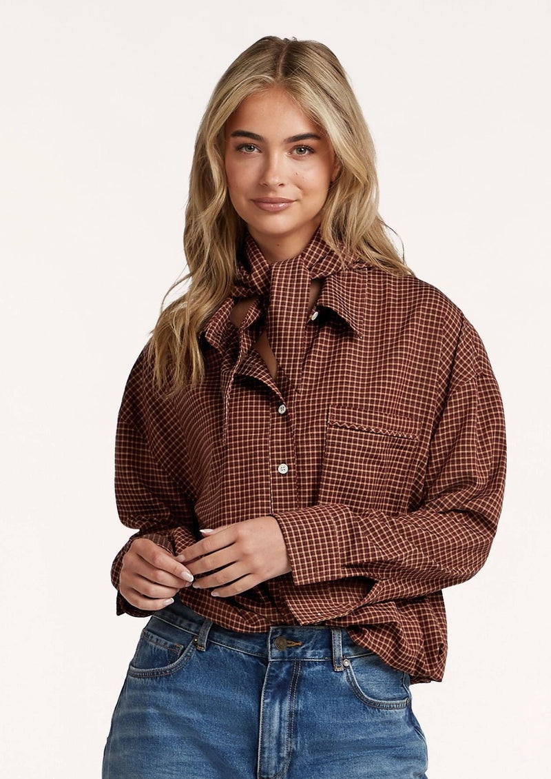 Yana Blouse Russet Brown
