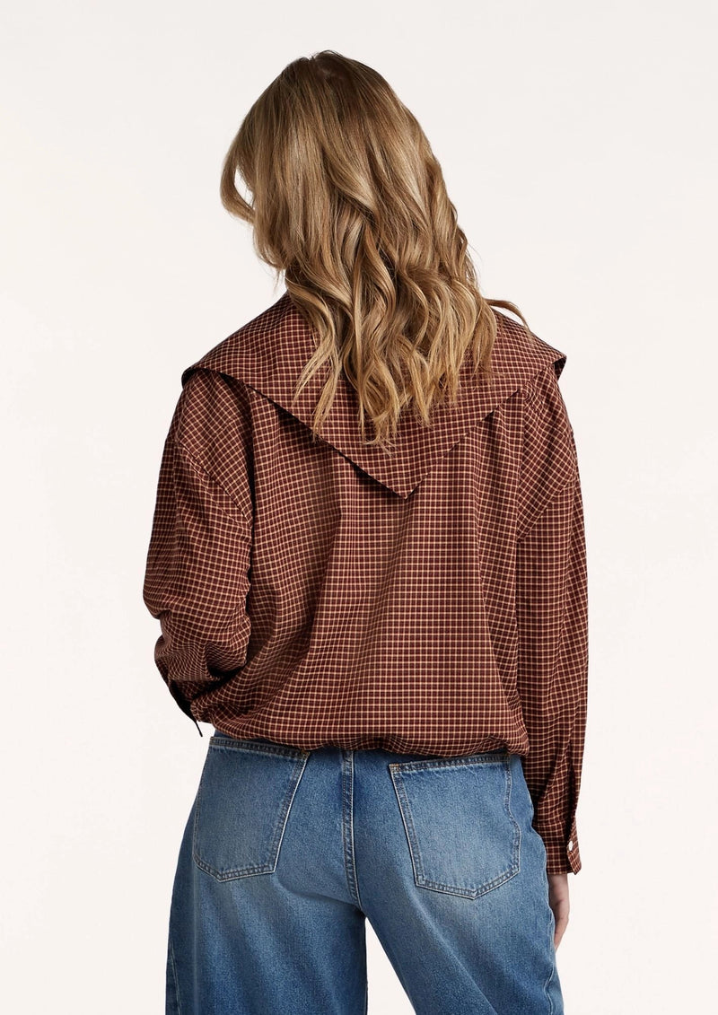 Yana Blouse Russet Brown